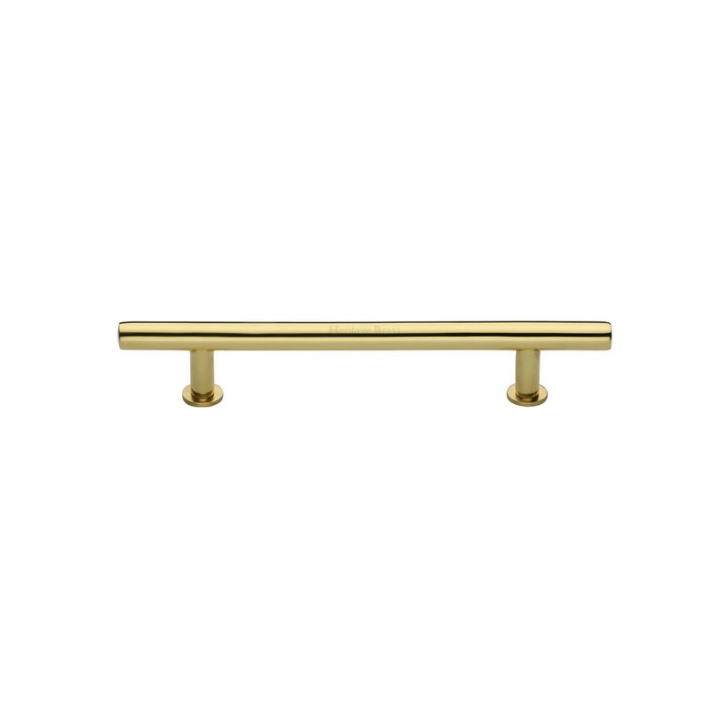 T-Bar Cabinet Pull Handle with Rose - C0362 101-PB