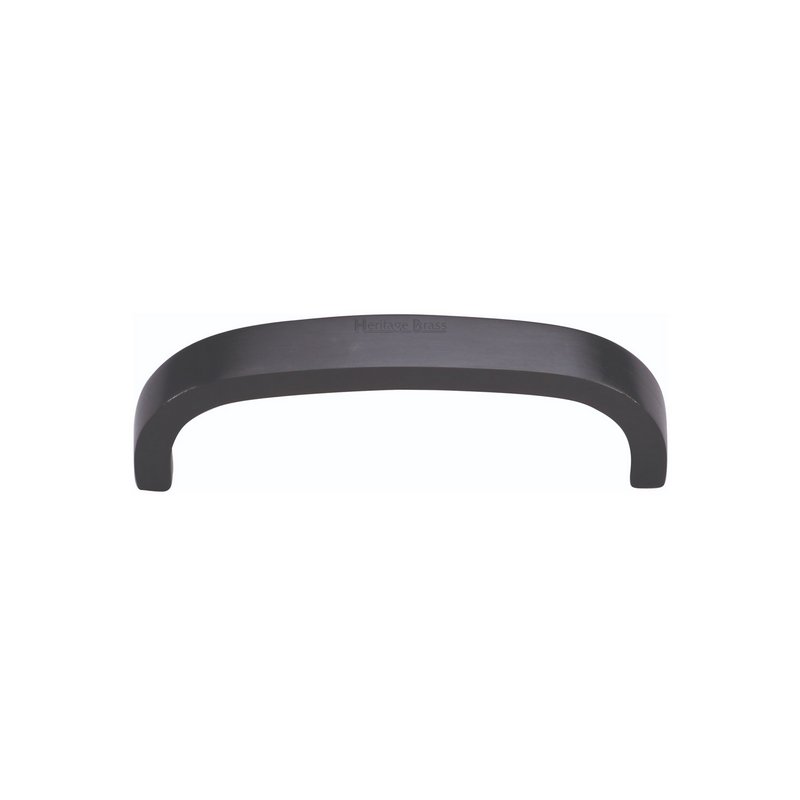 Curved D Shaped Cabinet Pull Handle - C1800 89-BKMT