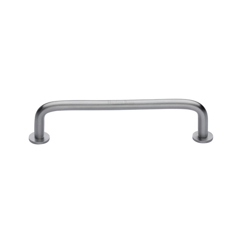 Wire Cabinet Pull Handle with Rose - C2156 128-SC