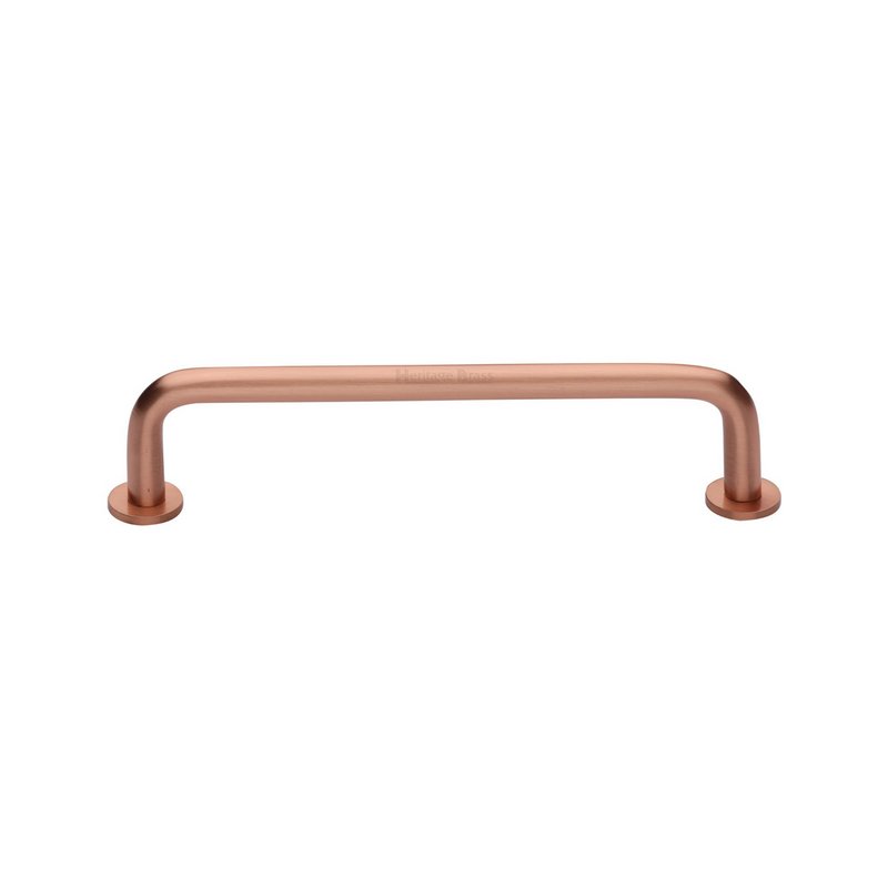 Wire Cabinet Pull Handle with Rose - C2156 128-SRG