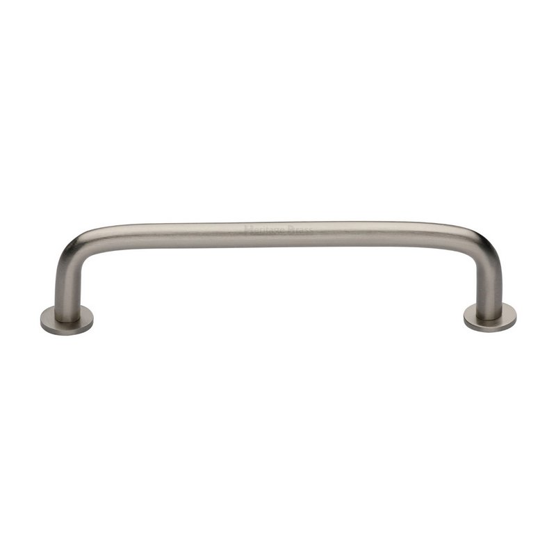 Wire Cabinet Pull Handle with Rose - C2156 160-SN