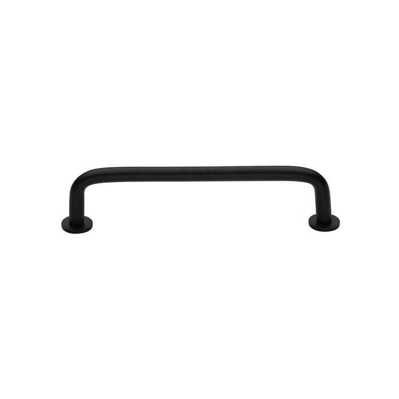 Wire Cabinet Pull Handle with Rose - C2156 96-BKMT