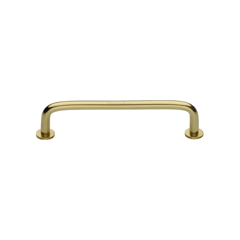 Wire Cabinet Pull Handle with Rose - C2156 96-PB
