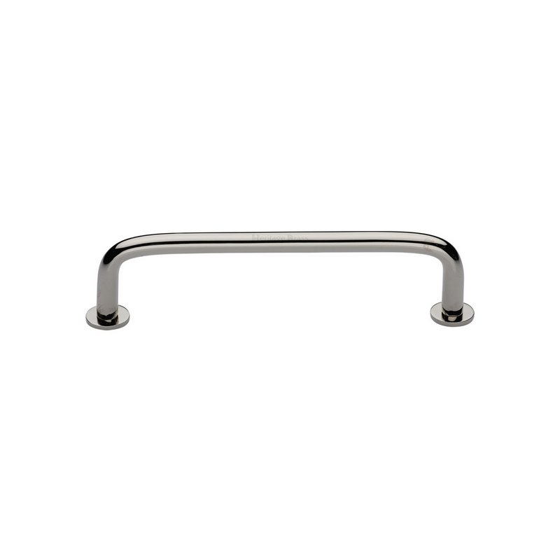 Wire Cabinet Pull Handle with Rose - C2156 96-PNF