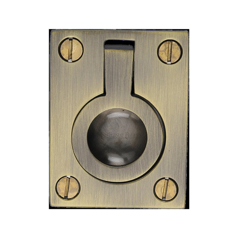 Flush Ring Cabinet Pull - C6337 38-AT