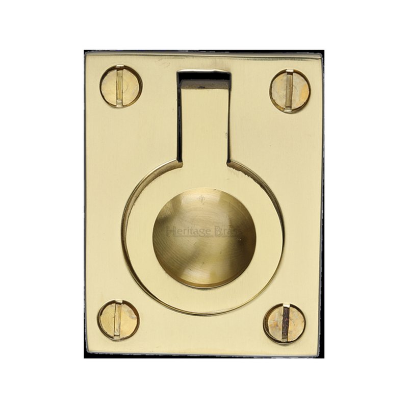 Flush Ring Cabinet Pull - C6337 38-PB
