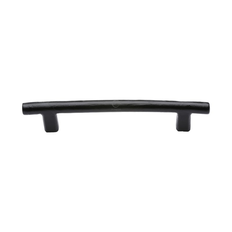 Matt Black Iron Round Bar Cabinet Pull Handle - FB361 160