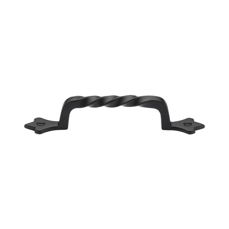 Matt Black Iron Twist Cabinet Pull Handle - FB370 143