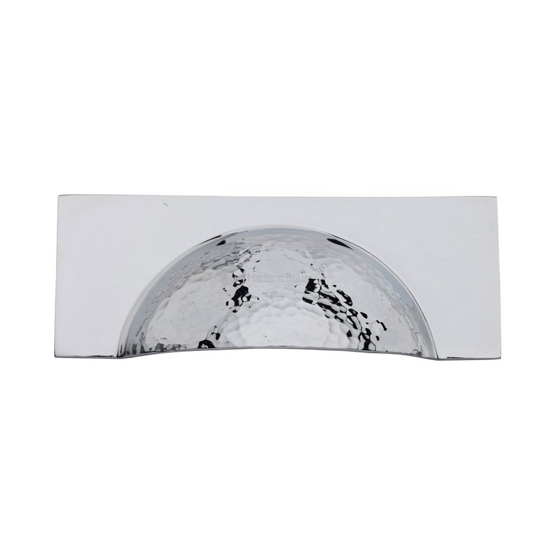 Hampshire Drawer Cup Pull Hammered Design - HAM2764-PC