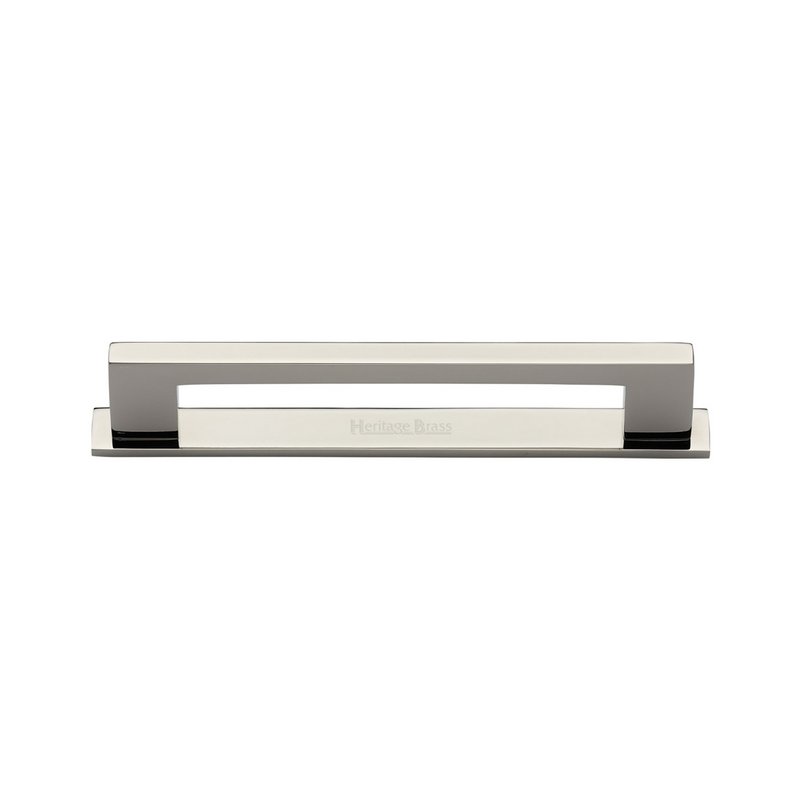Metro Cabinet Pull Handle with Plate - PL0337 96-PNF