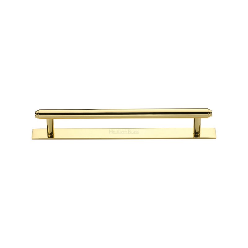 Step Cabinet Pull Handle with Plate - PL4410 128-PB