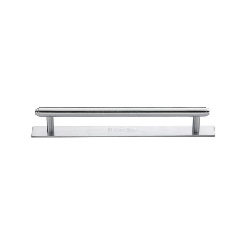 Step Cabinet Pull Handle with Plate - PL4410 128-SC