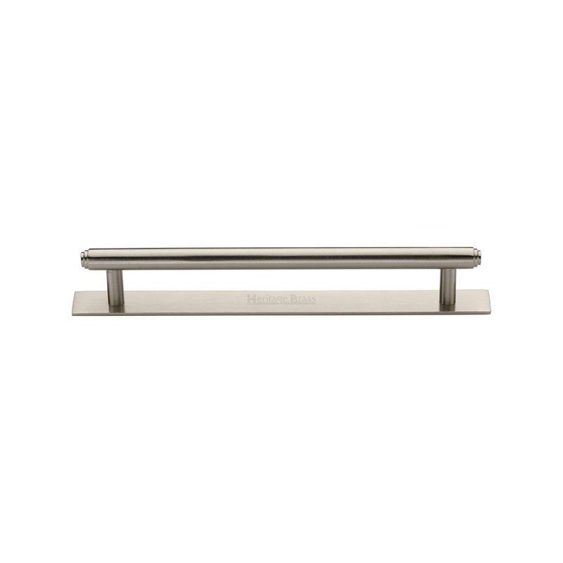 Step Cabinet Pull Handle with Plate - PL4410 128-SN