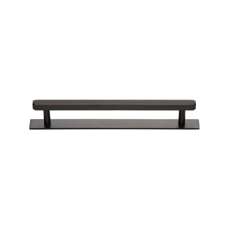 Hexagonal Cabinet Pull Handle with Plate - PL4422 128-MB