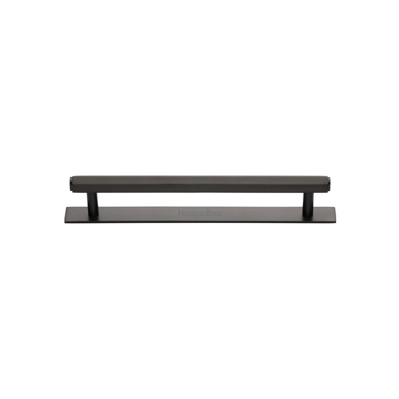 Hexagonal Cabinet Pull Handle with Plate - PL4422 96-MB