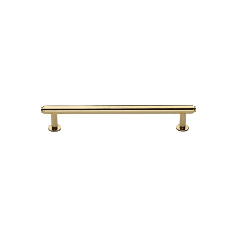 Step Cabinet Pull Handle with Rose - V4411 96-PB