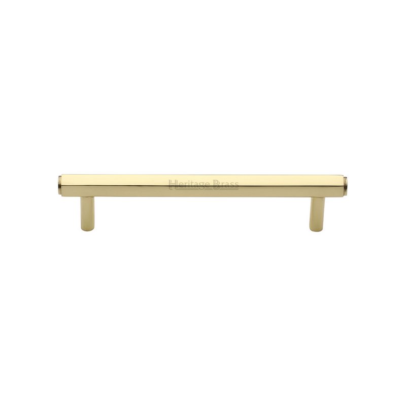 Hexagon Profile Cabinet Pull Handle - V4422 128-PB