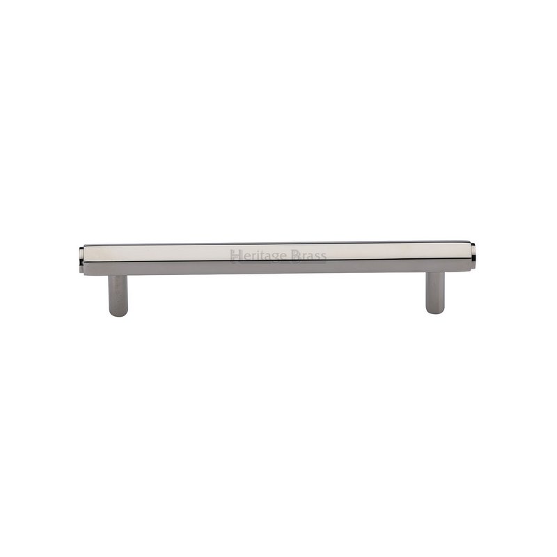 Hexagon Profile Cabinet Pull Handle - V4422 128-PNF