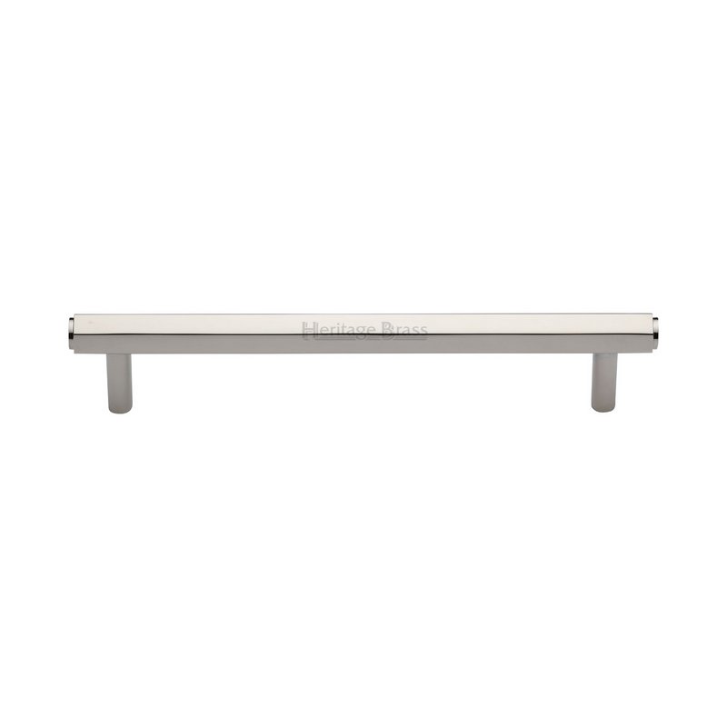Hexagon Profile Cabinet Pull Handle - V4422 160-PNF