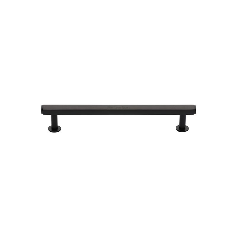 Hexagon Cabinet Pull Handle with Rose - V4423 96-MB