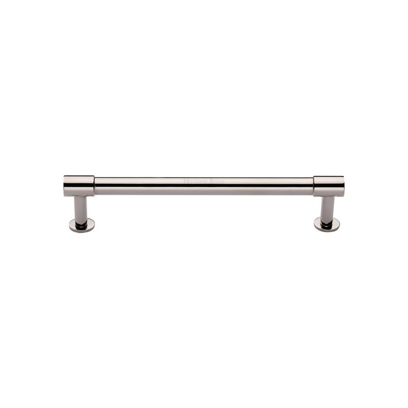 Phoenix Cabinet Pull Handle with Rose - V4435 128-PNF