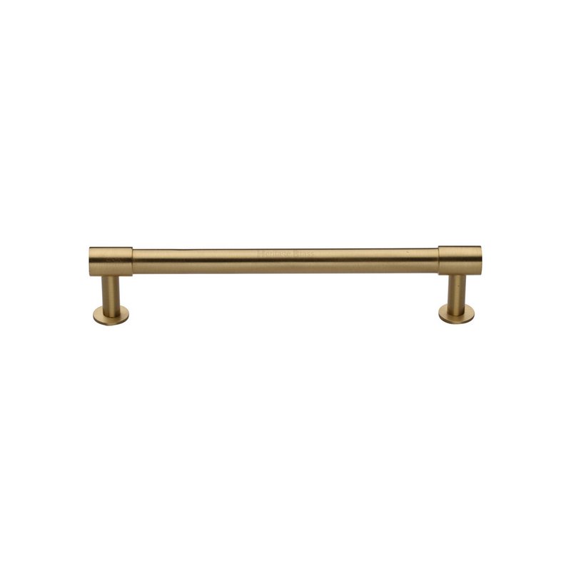 Phoenix Cabinet Pull Handle with Rose - V4435 128-SB