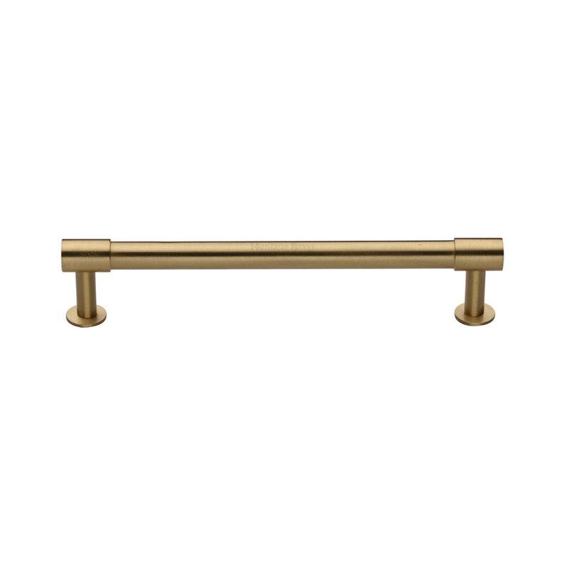 Phoenix Cabinet Pull Handle with Rose - V4435 160-SB