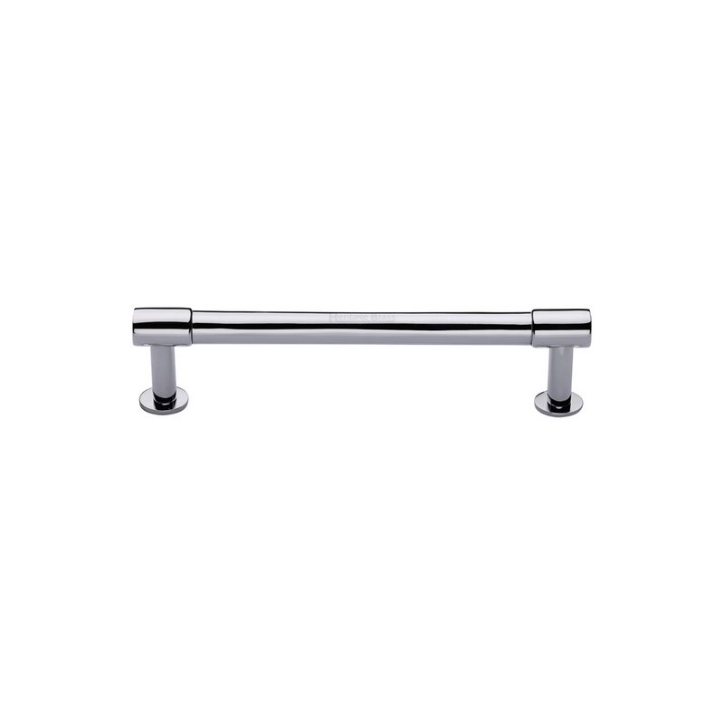 Phoenix Cabinet Pull Handle with Rose - V4435 96-PC