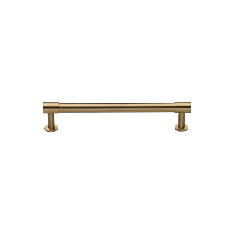 Phoenix Cabinet Pull Handle with Rose - V4435 96-SB