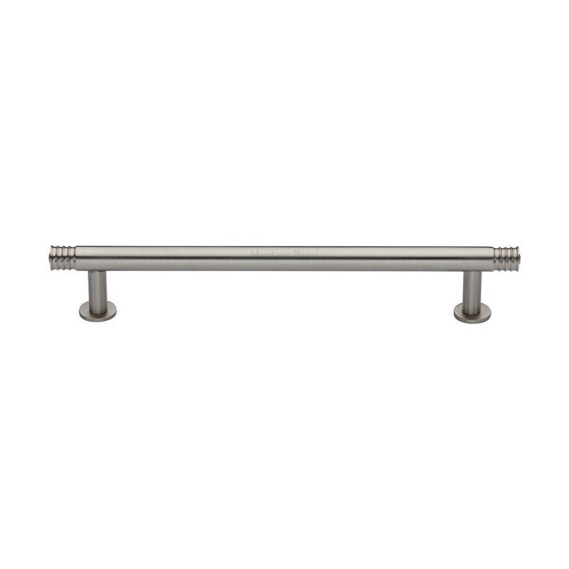 Contour Cabinet Pull Handle with Rose - V4447 160-SN
