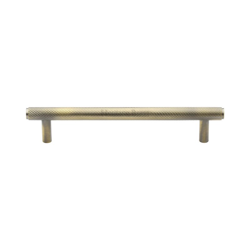 Knurled Cabinet Pull Handle - V4458 128-AT