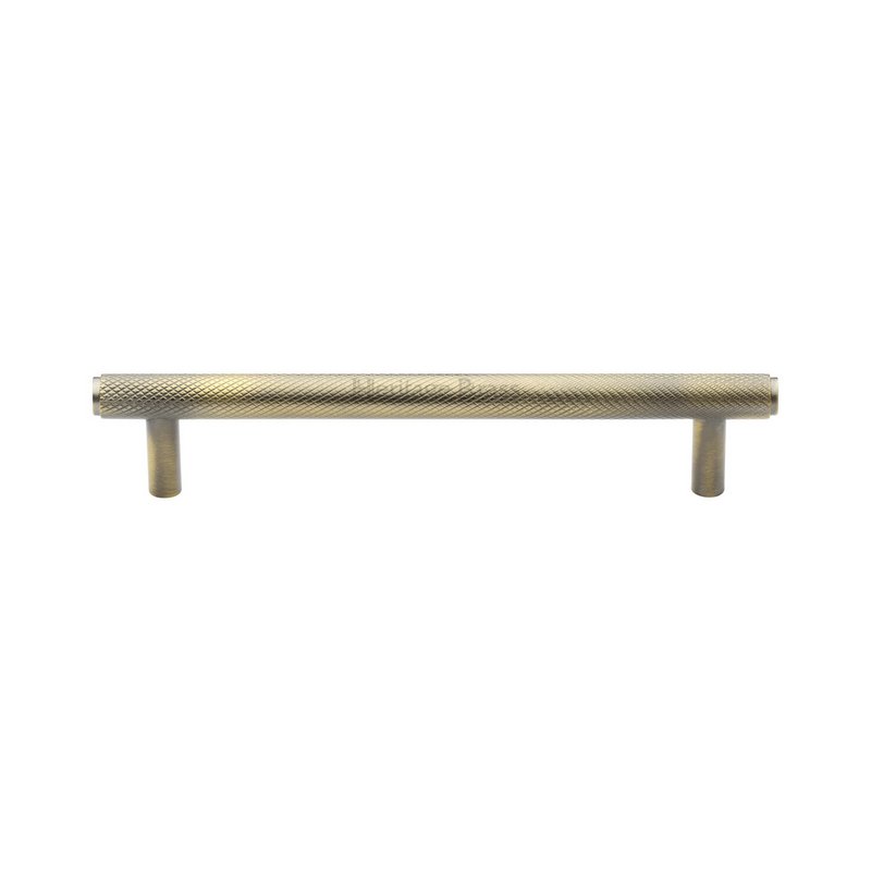 Knurled Cabinet Pull Handle - V4458 160-AT