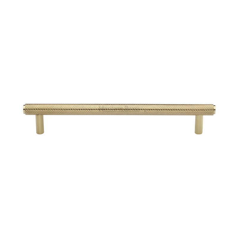 Knurled Cabinet Pull Handle - V4458 160-PB