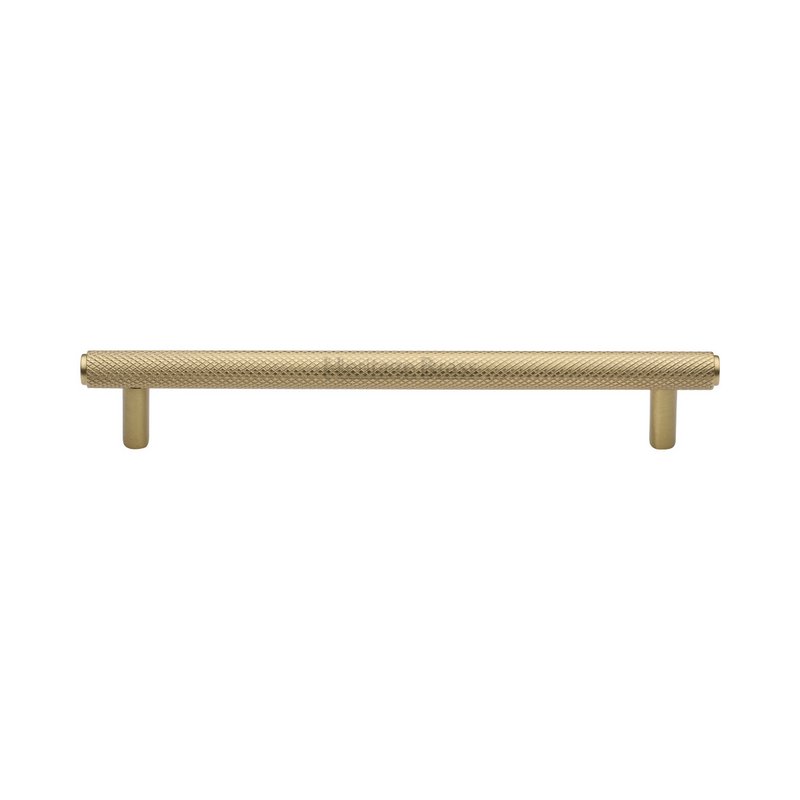 Knurled Cabinet Pull Handle - V4458 160-SB