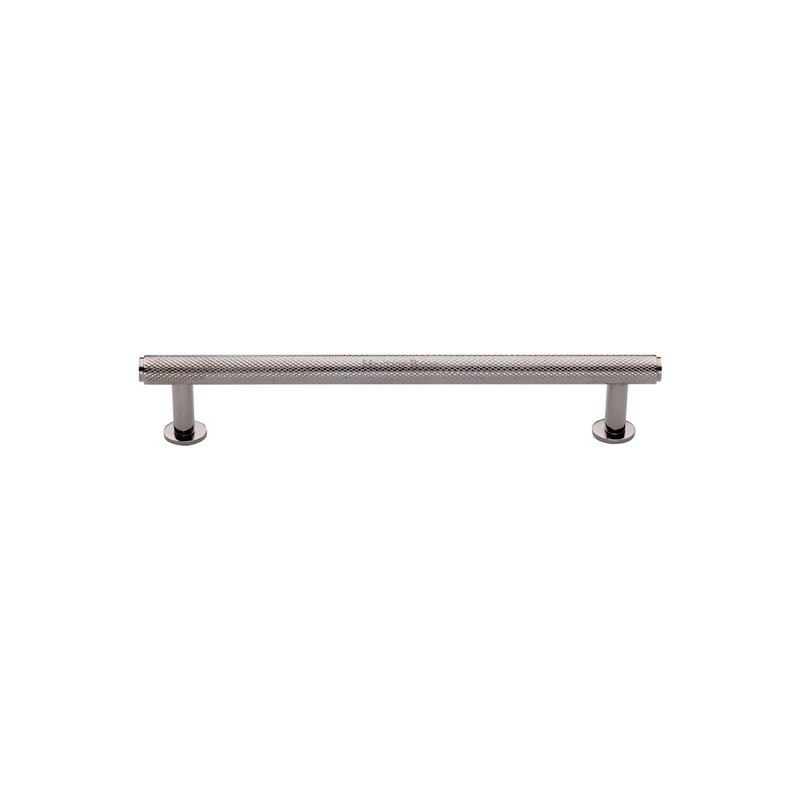 Knurled Cabinet Pull Handle with Rose - V4459 96-PNF