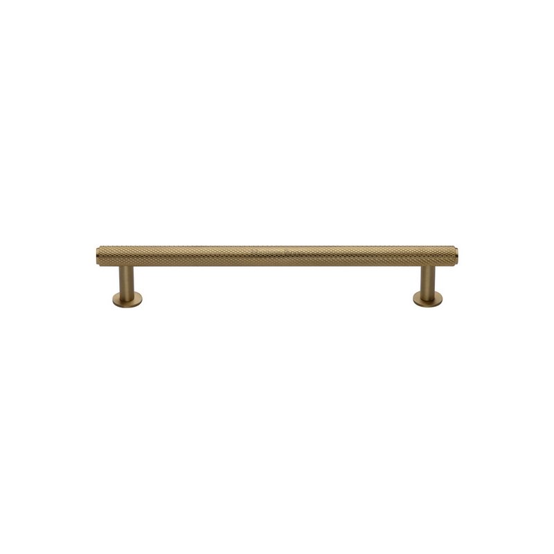 Knurled Cabinet Pull Handle with Rose - V4459 96-SB