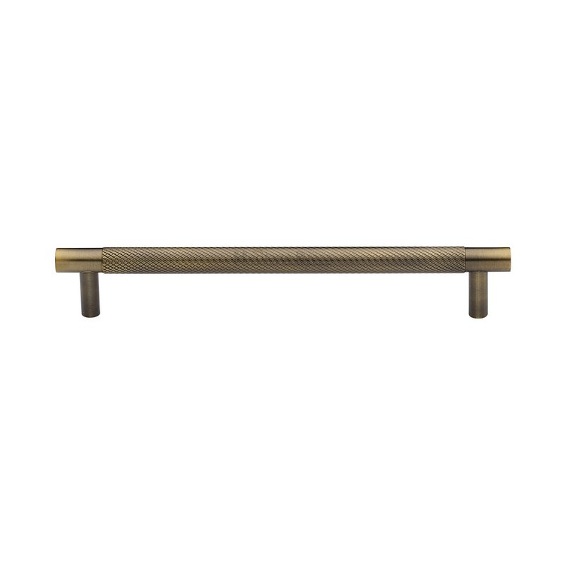 Partial Knurled Cabinet Pull Handle - V4461 160-AT