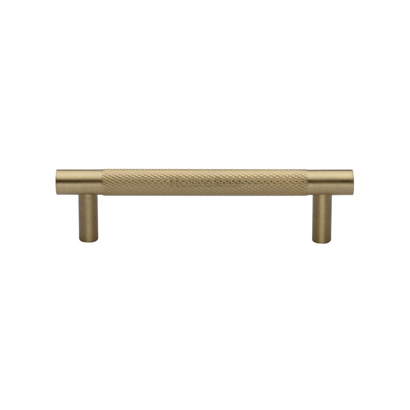 Partial Knurled Cabinet Pull Handle - V4461 96-SB