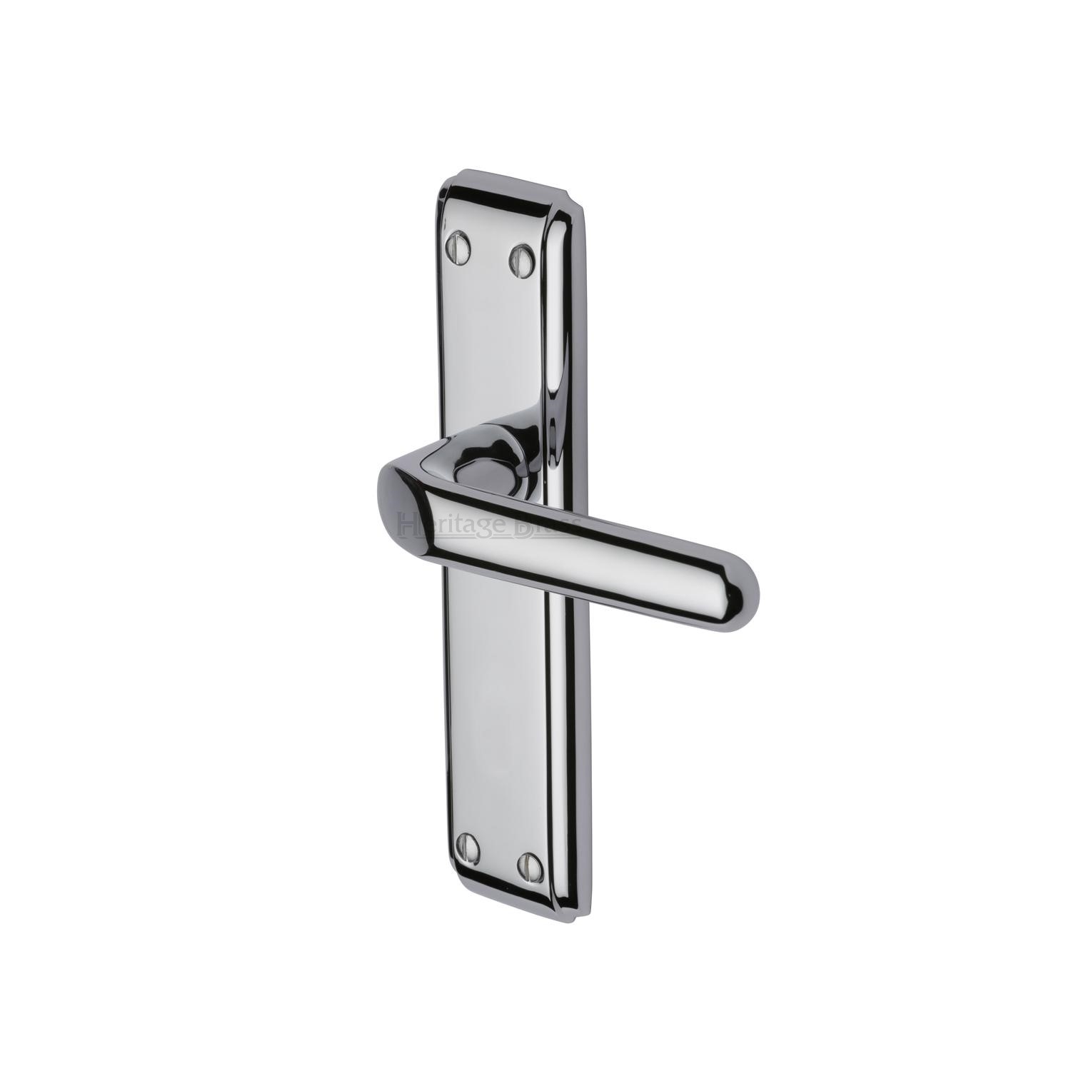 Deco Door Handle on Plate - DEC3010-PC