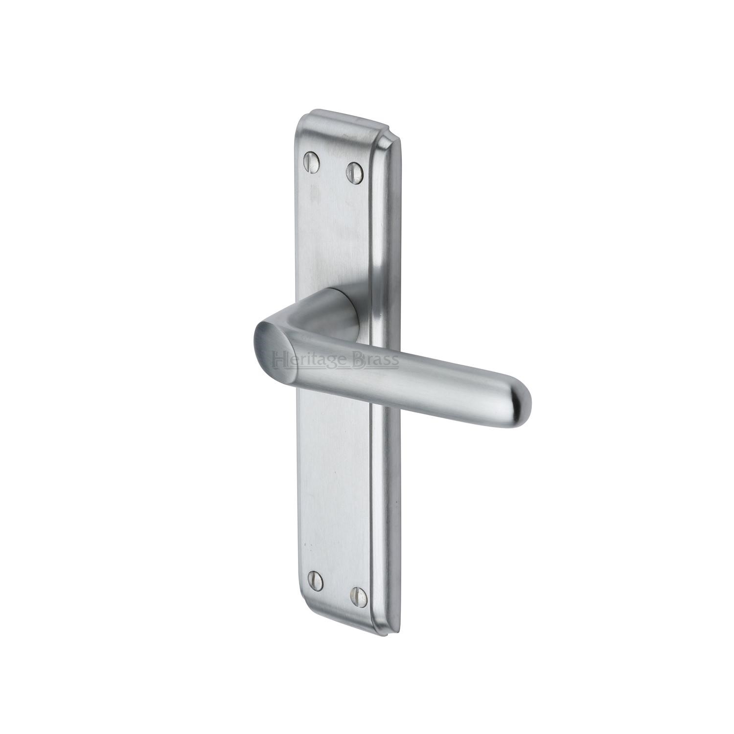Deco Door Handle on Plate - DEC3010-SC