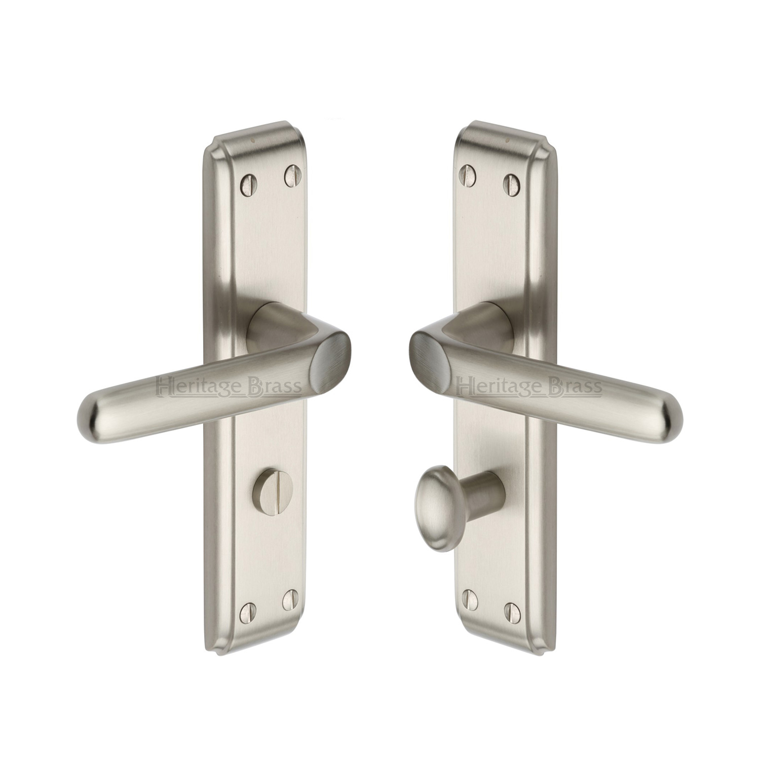 Deco Door Handle on Plate - DEC3030-SN