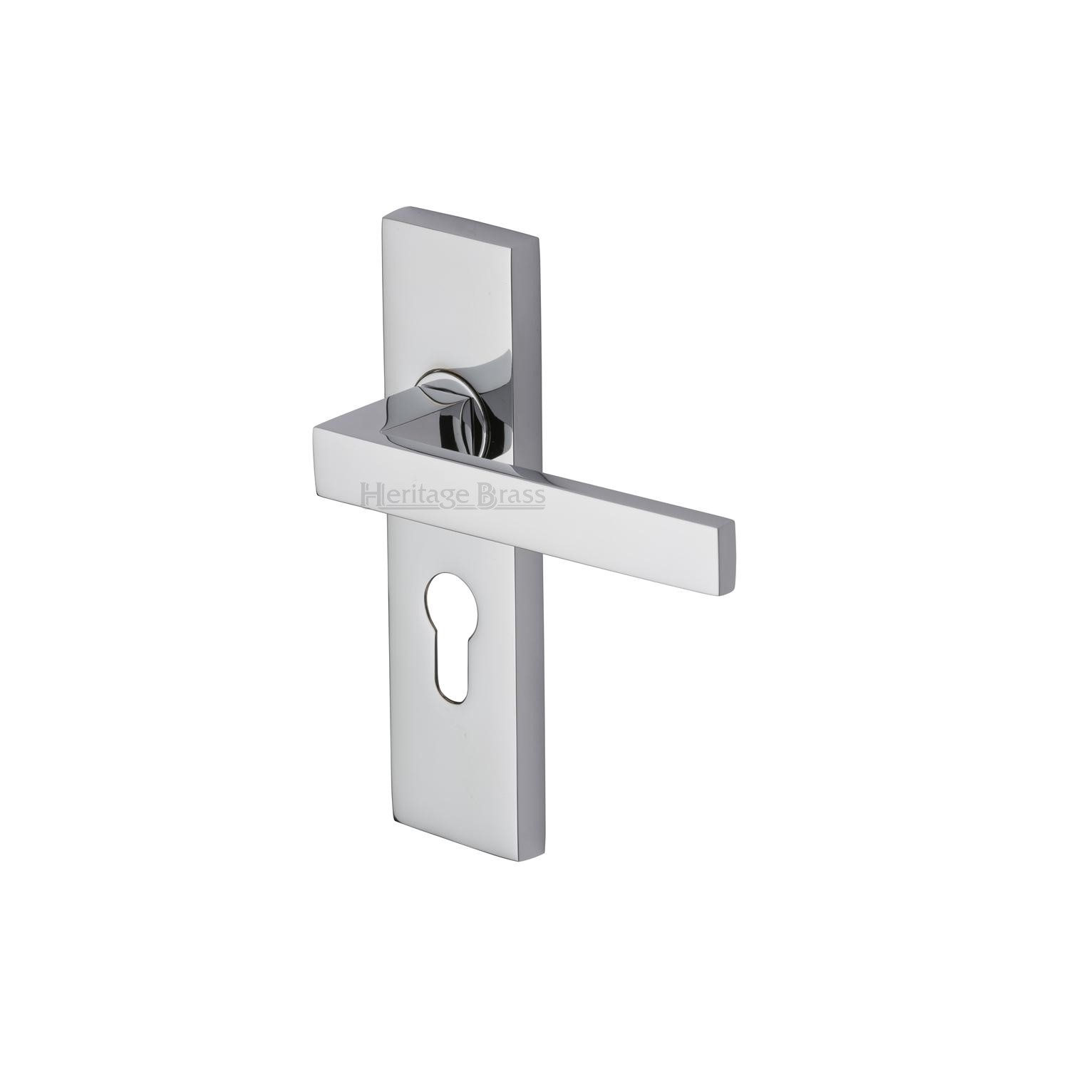 Delta Door Handle on Plate - DEL6048-PC