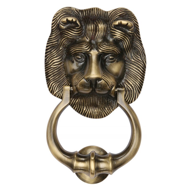Lion Door Knocker - K1210-AT