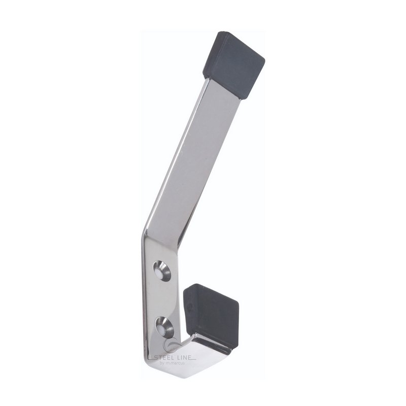 Steel Line Hat & Coat Hook Buffered - SS-HOOK006-P