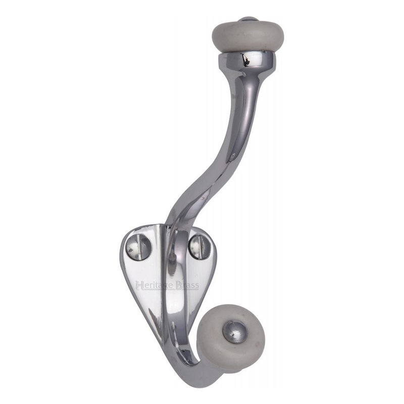 Curved Hat & Coat Hook - V1048-PC