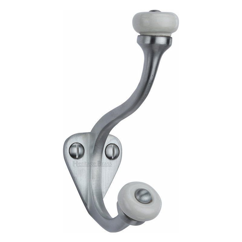 Curved Hat & Coat Hook - V1048-SC
