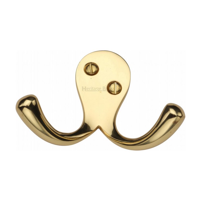 Double Coat Hook - V1060 - V1060-PB