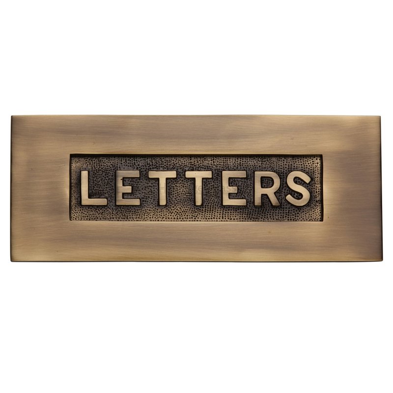 Embossed Letterplate - V845-AT