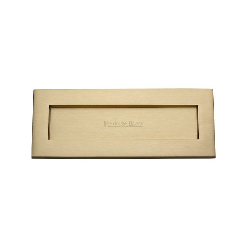 Brass Letterplate - V850 254.101-SB