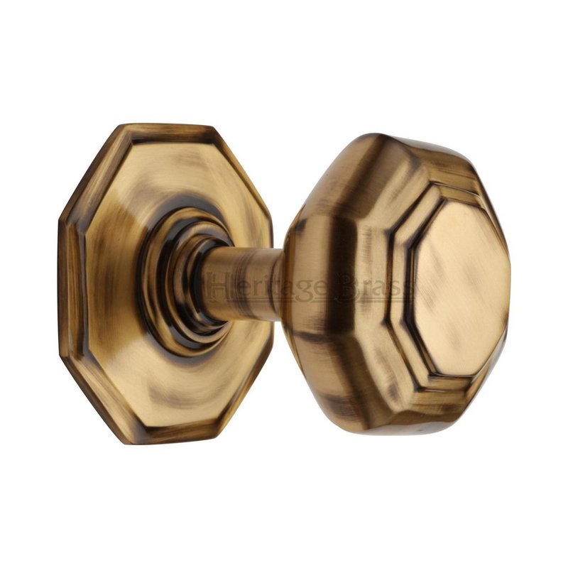 3  Octagon Center Door Knob - V890-AT
